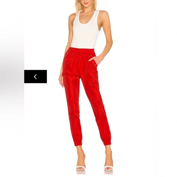 superdown Missy Jogger Pants, Size S, Color Red - Picture 1 of 12